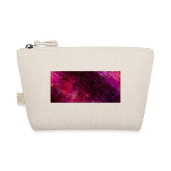 Pink Purple Nebula Wasserfarben - Bio-Täschchen - Natur - Vorne