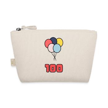 100. 100 JAHRE. 100-JÄHRIGES JUBILÄUM. 100. GEBURTSTAG - Bio-Täschchen - Natur - Vorne