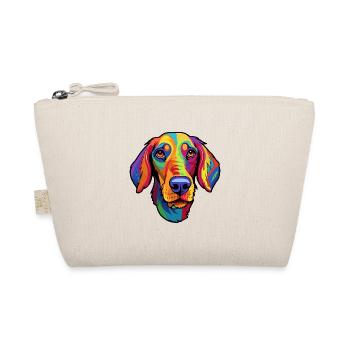 Andalusischer Jagdhund Rasse Cartoon Kawaii Illustra - Bio-Täschchen - Natur - Vorne