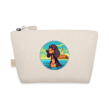 Schwarzwälder Hund Rasse Cartoon Kawaii Hund - Bio-Täschchen - Natur - Vorne
