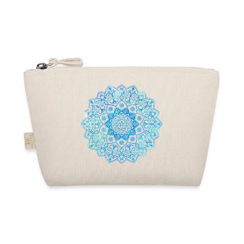 Mandala - Blau - Bio-Täschchen - Natur - Vorne