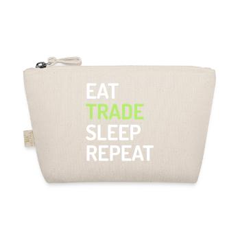 Eat Trade Sleep Repeat - Bio-Täschchen - Natur - Vorne