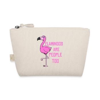 Flamingo - Bio-Täschchen - Natur - Vorne