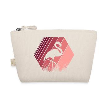 Flamingo - Bio-Täschchen - Natur - Vorne