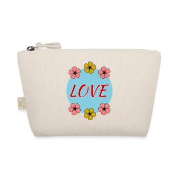 LIEBE. VALENTINSTAG. ICH LIEBE DICH. ICH LIEBE DICH. LIEBE - Bio-Täschchen - Natur - Vorne
