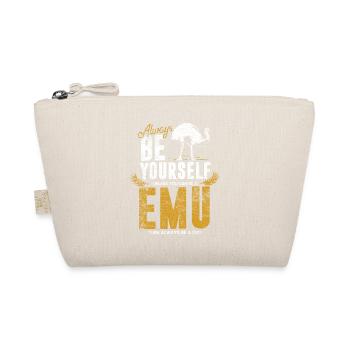Neugieriger Emu Australien Outback - Bio-Täschchen - Natur - Vorne