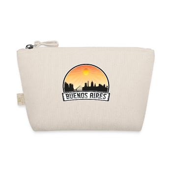 Buenos Aires Argentinien Skyline Vintage Sunset Trav - Bio-Täschchen - Natur - Vorne