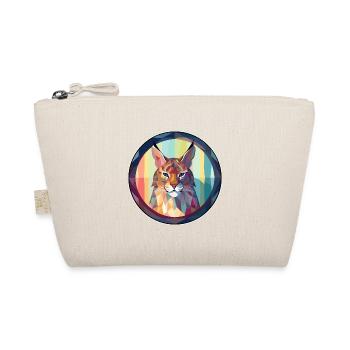 Luchs Buntes Cartoon-Kawaii-Tier - Bio-Täschchen - Natur - Vorne