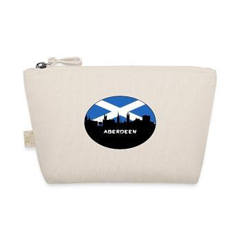 Aberdeen Schottland Flagge Skyline Reise Souvenir - Bio-Täschchen - Natur - Vorne