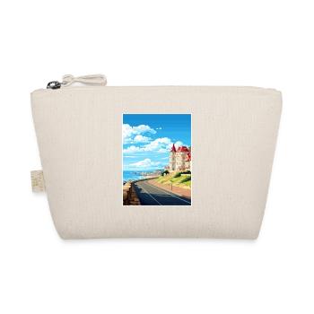 Biarritz Frankreich Vintage Reiseplakat WPA Souvenir - Bio-Täschchen - Natur - Vorne