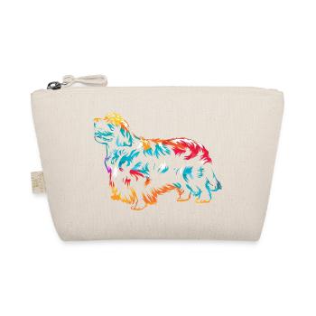 Stolzer Clumber Spaniel Jagdhund - Bio-Täschchen - Natur - Vorne