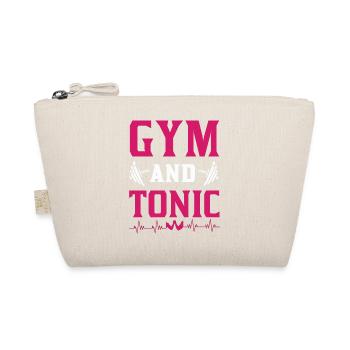 Gym and Tonic Fitness Humor - Bio-Täschchen - Natur - Vorne
