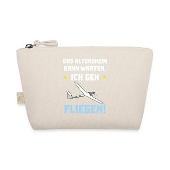 das altersheim kann warten - Bio-Täschchen - Natur - Vorne