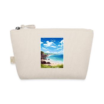 Trevaunance Cove Cornwall Vintage Reiseposter - Bio-Täschchen - Natur - Vorne