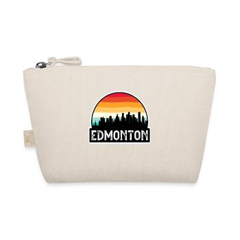 Edmonton Kanada Flagge Skyline Reisesouvenir - Bio-Täschchen - Natur - Vorne