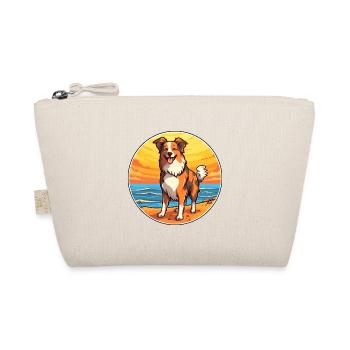 Scotch Collie Hund Rasse Cartoon Kawaii Clipart Hund - Bio-Täschchen - Natur - Vorne