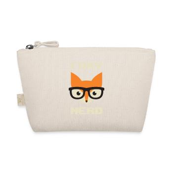 Foxy Nerd - Bio-Täschchen - Natur - Vorne