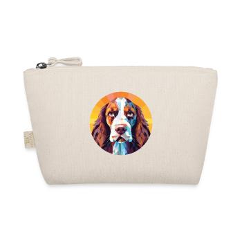 English Springer Spaniel Hunderasse Aquarell - Bio-Täschchen - Natur - Vorne