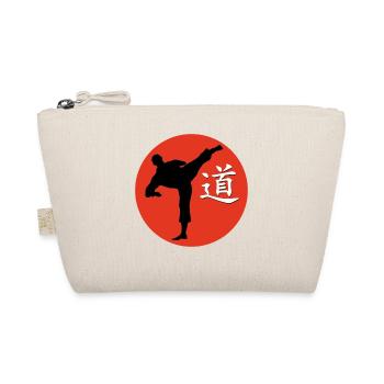kungfukämper und schrftzeichen dao - Bio-Täschchen - Natur - Vorne