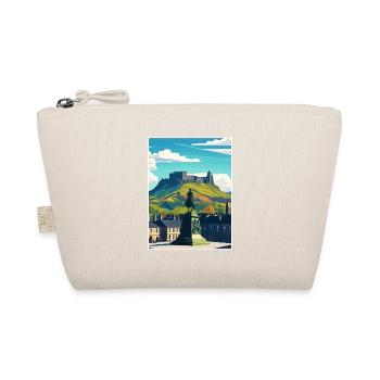 Stirling Scotlandscape Vintage Reiseposter WPA - Bio-Täschchen - Natur - Vorne