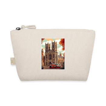 Westminster Abbey London Vintage Reiseposter WPA - Bio-Täschchen - Natur - Vorne