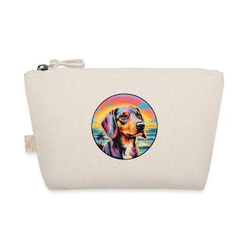 Poitevin Hund Rasse Bunte Karikatur Watercol - Bio-Täschchen - Natur - Vorne