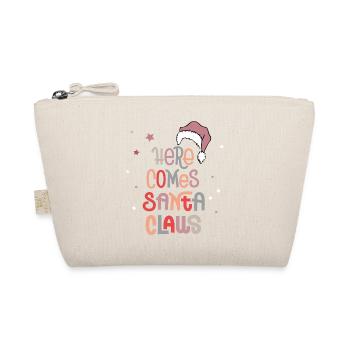 Santa Claus Weihnachtsmann - Bio-Täschchen - Natur - Vorne