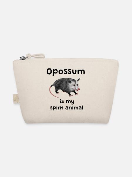 Opossum is my Spirit Animal - Lustiges Seelentier - Bio-Täschchen - Natur