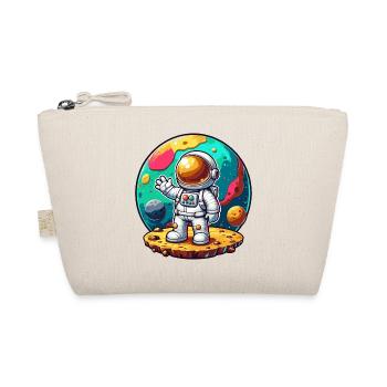 Kleiner Astronaut – Türkisplanet - Bio-Täschchen - Natur - Vorne