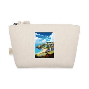 Das Roseland Peninsula Cornwall Reiseposter - Bio-Täschchen - Natur - Vorne