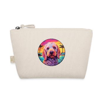 Pudelpointer Hunderasse bunte Karikatur Aquarell - Bio-Täschchen - Natur - Vorne