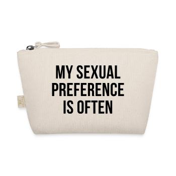 My sexual preference is often - Bio-Täschchen - Natur - Vorne