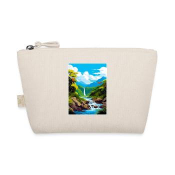 Nasse Tropen von Queensland Vintage-Reiseposter - Bio-Täschchen - Natur - Vorne