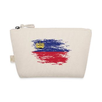 Liechtenstein Flagge used - Bio-Täschchen - Natur - Vorne