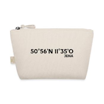 Jena Souvenir Koordinaten - Bio-Täschchen - Natur - Vorne