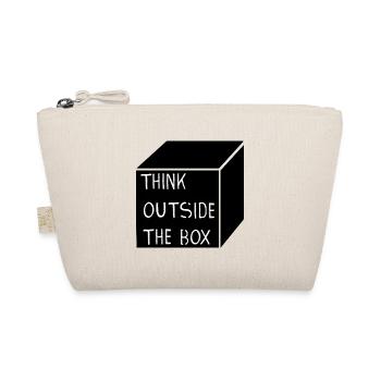 THINK OUTSIDE THE BOX - Bio-Täschchen - Natur - Vorne