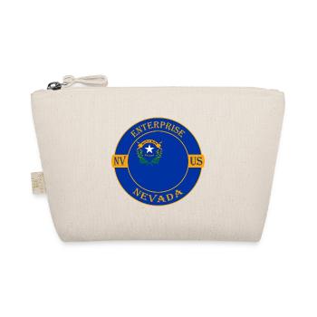 Enterprise Nevada Flagge USA Reise Souvenir Abzeichen - Bio-Täschchen - Natur - Vorne