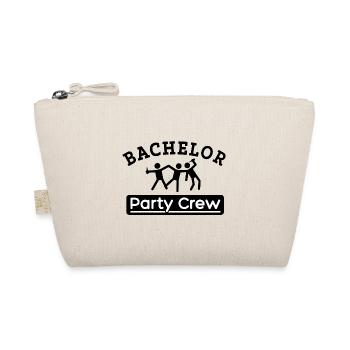 Bachelor Party Crew - JGA Männer Gruppenshirt - Bio-Täschchen - Natur - Vorne