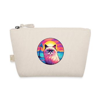 Birman-Katzenrasse-Aquarell-Cartoon-Kawaii-Haustier - Bio-Täschchen - Natur - Vorne
