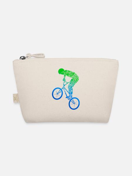 BMX Stunts Bike Tricks Jungen Fahrrad BMX Kinder - Bio-Täschchen - Natur