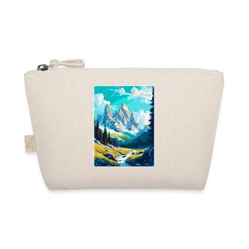 Chamonix Frankreich Vintage Reiseposter Souvenir WPA - Bio-Täschchen - Natur - Vorne