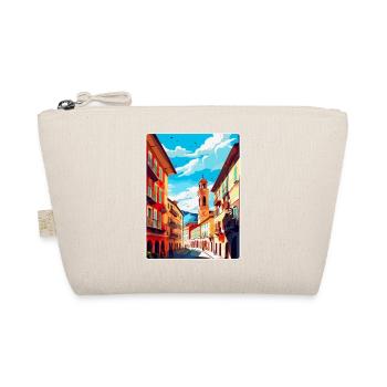 Pamplona Spanien Vintage Reiseplakat Souvenir WPA - Bio-Täschchen - Natur - Vorne