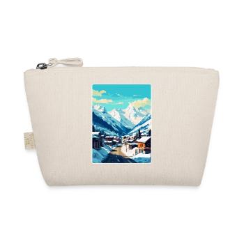 Ischgl Österreich Vintage Reiseplakat Souvenir WPA - Bio-Täschchen - Natur - Vorne
