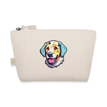 Akbash Hunderasse Aquarell Karikatur Kawaii Colorfu - Bio-Täschchen - Natur - Vorne