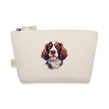 English Springer Spaniel Hunderasse Aquarellwagen - Bio-Täschchen - Natur - Vorne