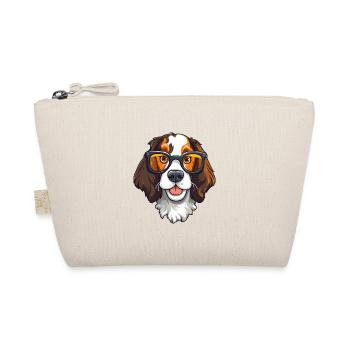 English Springer Spaniel Hunderasse Aquarellwagen - Bio-Täschchen - Natur - Vorne