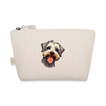 Cesky Terrier Hunderasse Aquarell Karikatur Kawaii - Bio-Täschchen - Natur - Vorne