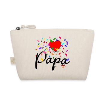 Papa Konfetti - Bio-Täschchen - Natur - Vorne