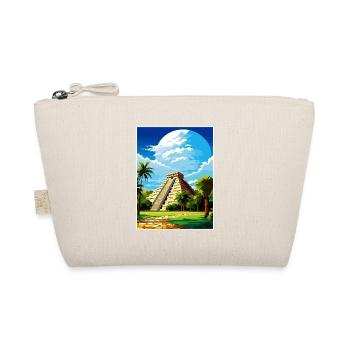 Chichen Itza Dekoration Vintage Reiseposter WPA - Bio-Täschchen - Natur - Vorne