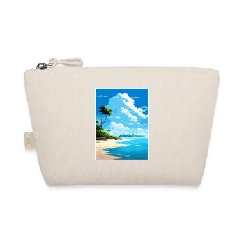 Tortuga Insel Costa Rica Vintage Reiseposter - Bio-Täschchen - Natur - Vorne